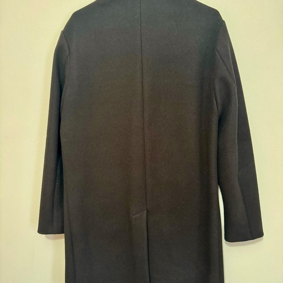 Zara wool blend trench coat size small but fits likes medium stretch - Picture 3 of 6